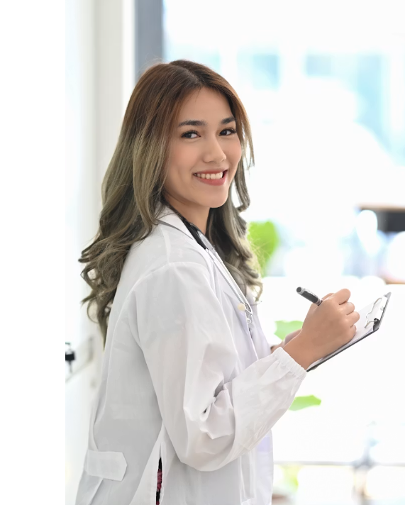 Doctor consulting with patient